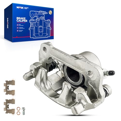 Image of KAX Disc Brake Caliper Assembly Fit for Geo Tracker 1989-1997, Suzuki Sidekick 1989-1998, Chevrolet Tracker 1998, Suzuki X-90 1996-1998, Front Left Driver Side