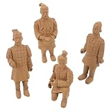 Détails artistiques distinctifs : chaque statuette miniature présente des traits expressifs, enrichissant les accessoires de décoration intérieure et suscitant des conversations autour des mini soldats de terre cuite, des guerriers de terre cuite pour la décoration de bureau et des guerriers de terre cuite en pvc