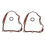 Ulifebet 2 Pcs 594195 594195 Crankcase Gasket and 2 Pcs 795387 Oil Seal Accessories Compatible with Briggs Stratton Small Gasoline Engines Replace 591911 273488 690945 697227