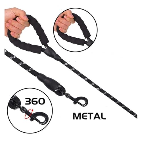 Laisse renforcée pour chiens moyenne taille - Longe 300cm solide - 7