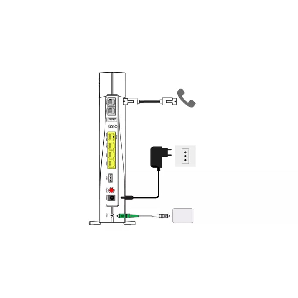 TIM HUB Pro Wi-Fi 7 Modem Router F6745M Solo per FTTH Fibra Ottica Fino a 2.5Gbps, Ultima Generazione [Edizione Aggiornata ZTE] WIFI (IEEE 802.11be)