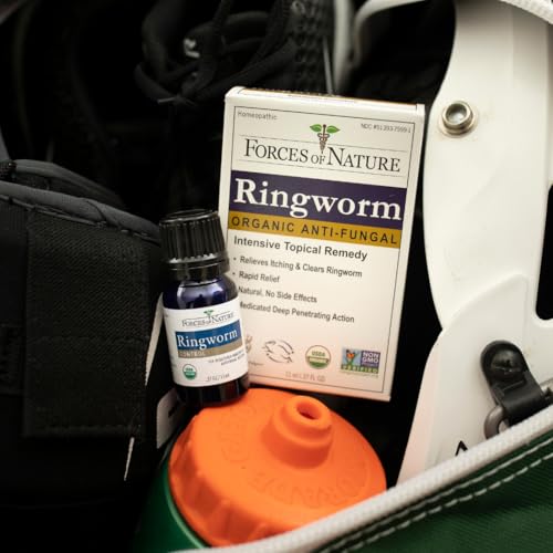image for Forces of Nature Ringworm Treatment for Humans, Organic Homeopathic Me