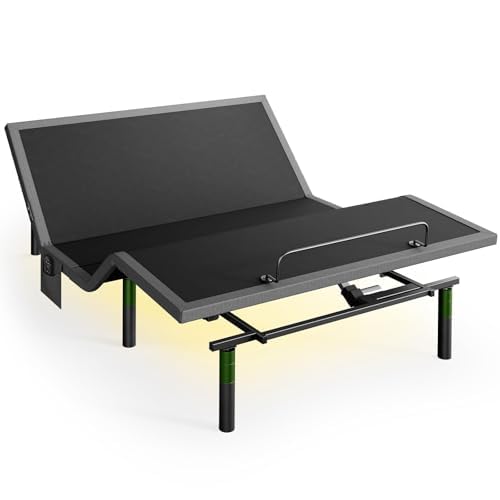 Marsail MS01 Queen Adjustable Bed Base Frame, 4 Ports USB A&C...