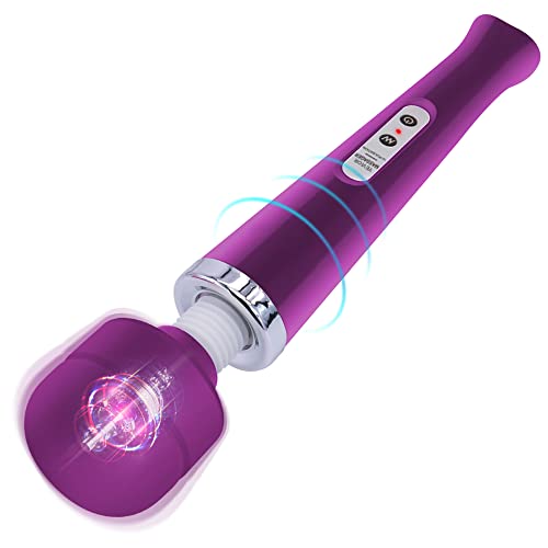 Image of YEVIOR Cordless Personal Electric Back Massager with Strong Vibration | 10 Powerful Pulse Settings, Rechargeable Handheld Back Massager for Deep Muscles Pain Relief (Purple)