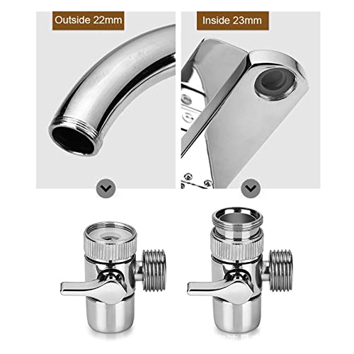 Adaptador de ducha para grifo resistente a altas presiones y temperaturas extremas 6