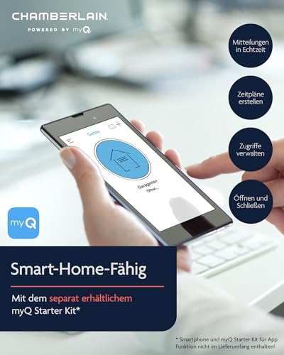 Chamberlain Comfort ML700EV Garagentorantrieb - Kraftvoll, Leise & Smart - Smart-Home-Fähiger...