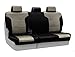 Coverking Custom Fit 60/40 Bench Seat Cover for Select Ford F-250/350/450 Super Duty Models - Alcantara (Beige)