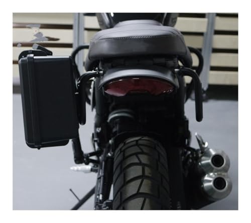Sac de selle lat&eacute;ral pour Speed 400, le support de bagage pr&ecirc;t pour l'aventure