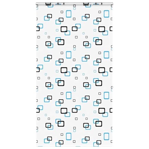 Cortina de ducha enrollable con casete de 140 x 240 cm, ancho de la tela de 136 cm, decoración de ventanas, estor opaco para salón, dormitorio, oficina y más