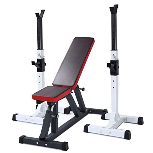 Maschinenteile Klimmzugstangen Hantelbank Bankdrücken Home Indoor-Fitnessstudio Fitness-Langhantelständer für Herren Gewichtheberbett