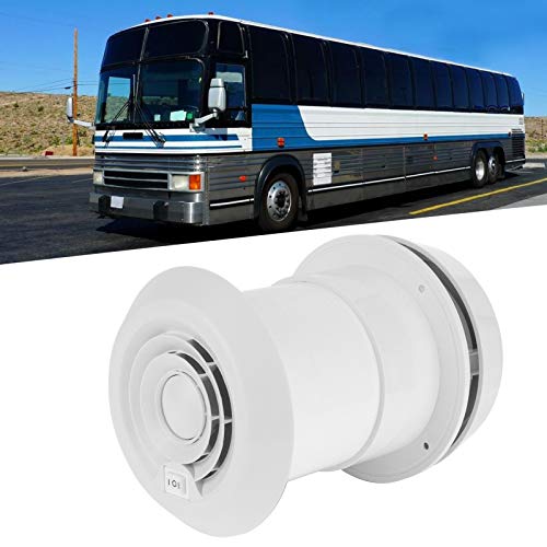 Fydun Ventilador de RV Cúpula del ventilador de escape de 12V Salida de aire de refrigeración silenciosa montada en la parte Viento fuerte Universal para RV Boat Home