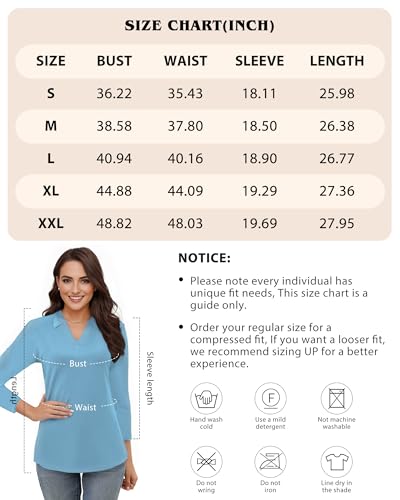 Blusas de trabajo para mujer estilo polo casual chic en la oficina 5