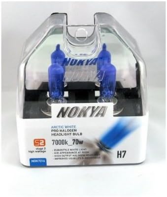 Nokya H7 Arctic White Stage 2 7000K Halogen Headlight / Fog Light Car Light Bulb Replacement.