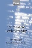 Systematic Lexicography