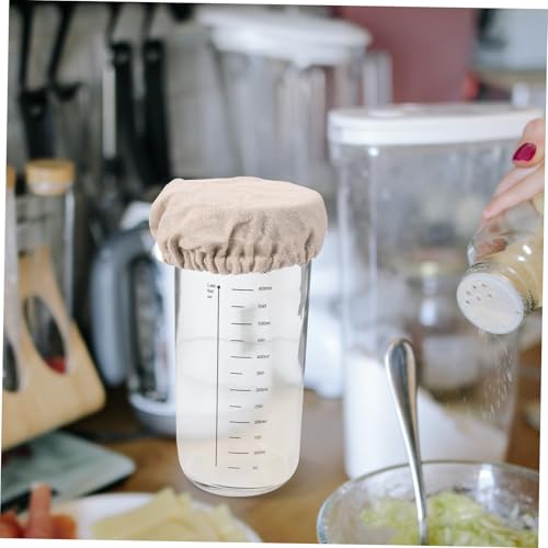 Bocal Hermétique Verre Levain Conservation Fermentation Étanche - 5