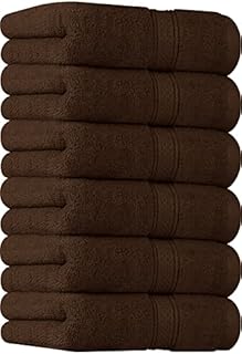 Utopia Towels Premium Beige Hand Towels - 100% Combed Ring Spun Cotton, Ultra Soft and Highly Absorbent, 600 GSM Extra Large Hand Towels 16 x 28 inches, Hotel & Spa Quality Hand Towels (6-Pack)