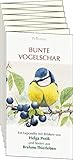 Bunte Vogelschar: Ein Leporello mit Bildern von Helga Preiß und Texten aus Brehms Thierleben - Alfred Brehm Künstler: Helga Preiß 
