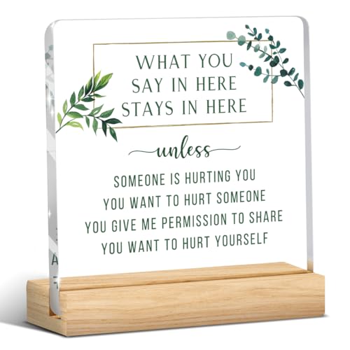 Therapy Office Decor, Psychologist Confidentiality Counseling Room Decor School Counselor