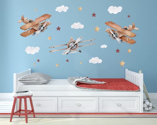 Vinilos Decorativos Avión Grande para Niños miniatura 4