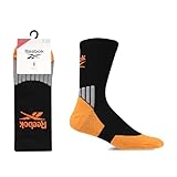 1 paire Reebok Chaussette Technique Tennis Homme Femme - Respirante, Haute Performance, Pour Matchs et Entraînements Intensifs, Lavable, Lot De 1 Paire, Taille 43-45, Noir