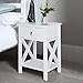 Bonnlo Nightstands Set of 2, Night Stand Set of 2 with Drawer, Small White Farmhouse Nightstand Bedroom, End Table/Bed Side/White Side Table for Small Spaces, Kids Room, Living Room