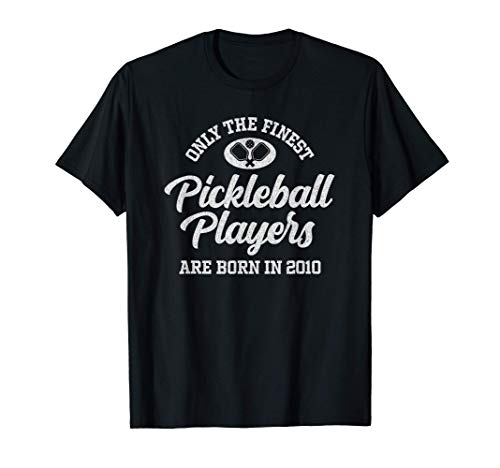 Gift for 11 Year Old Pickleball Player: 2010 11th Birthday T-Shirt