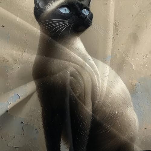 Housse de couette chat égyptien 260x220 cm avec taies d'oreiller en microfibre douce - 7