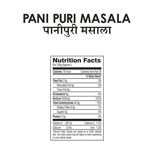 Image of Adani Spices Pani Puri Masala, 100 g