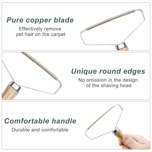 Chiluxendo 5 Stück Fusselrasierer Tierhaarentferner, Fusselentferner Fusselbürste, Katzenhaarentferner Lint Remover, Hundehaare Entfernen Wollkamm, Flusenentferner Pilling Bürste,Tierhaare Wollbürste