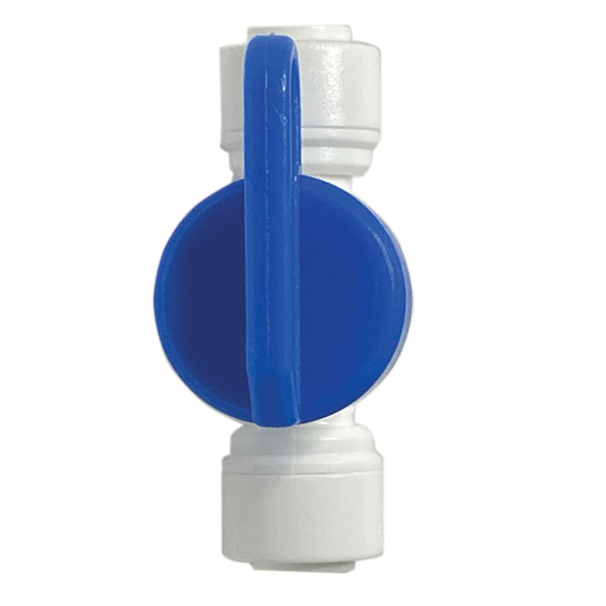 Válvula de cierre Speedfit de 1/4 pulgadas - Con clips de bloqueo - Ajuste de fontanería de conexión rápida para sistemas de filtración y RO - Compatible con PPSV040808WP