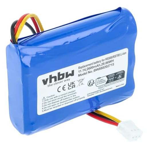 vhbw Akku Ersatz für Moneual 12J001609 für Staubsauger Home Cleaner Heimroboter (2600mAh, 11,1V, Li-Ion)