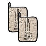 ☀Diese Topflappen passen sehr schön zum Vintage, Cottage und Landhausstil.