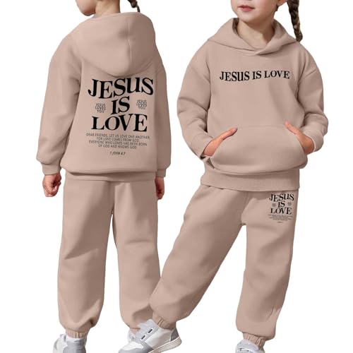 Sudadera con capucha para niña en conjunto deportivo cómodo de invierno