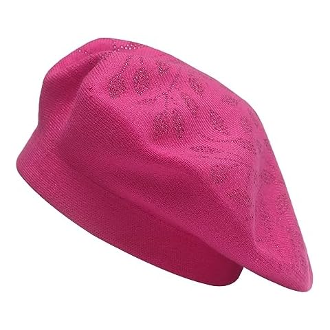 ZLYC Reversible Cashmere Mosaic Beret Hat Cover