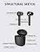 Bluetooth 5.0 Wireless Earbuds, Bluedio Hi(Hurricane) Wireless Earbud Headphones in-Ear Earphones with Charging Case, Mini Car Headset Built-in Mic for Cell Phone/Running/Android, 5Hrs Playtime