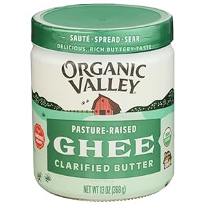 Organic Ghee, Clarified Butter, 13 oz