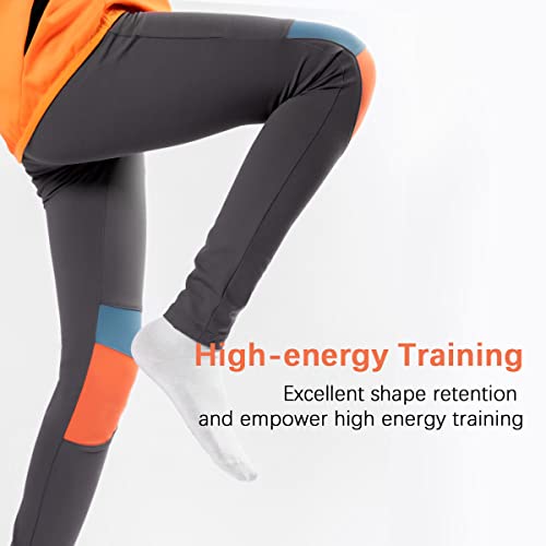 Mmlunar Unisex Kids Sports Pants - Youth Girls' Boys' Quick Dry Active Track Pants Athletic Stretchy Leggings For Tennis Baseball Running - High Elasticity Workout Tights - Grey - Xl-14 #TOP1