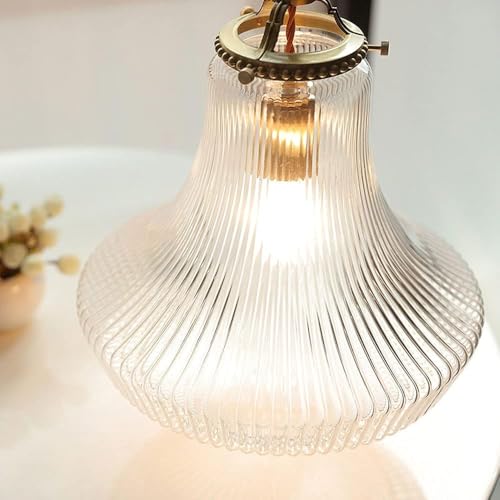 Chandelier verre de jade blanc E27 et cuivre, suspension d'exception - 2