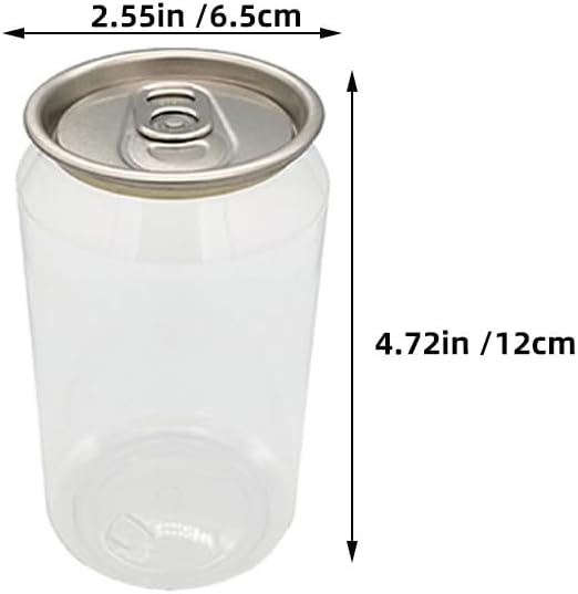 PRETYZOOM 330ml Juice Bottles Food Containers Drink Storage Bottles Beverage Containers for Juicing Smoothies Tea Milk 10 Pack