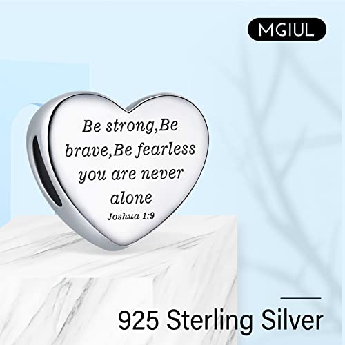 Joshua Heart Charms For Women Bracelets Necklaces,925 Sterling Silver Pendants Beads Jewelry Gift For Women Girls Boys Men At Christmas,Mother's Day,Birthday,Graduation Ceremony. #TOP1