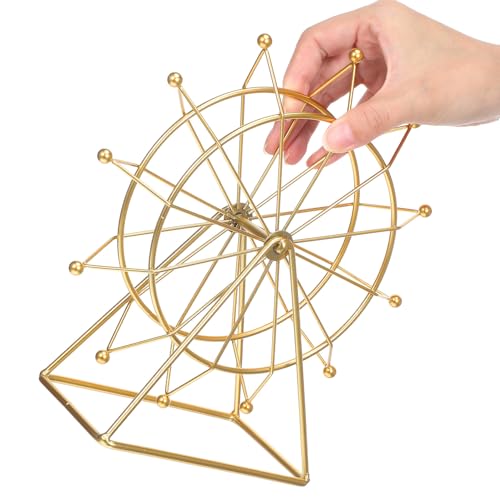 Modèle artisanal de grande roue en fer décoration de table haut de gamme
