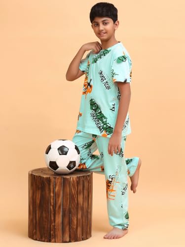 Image of Ninos Dreams Boys Cotton Coord Set /Boys Night Suit /Boys Loungewear /Boys Night Dress