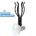 EVERSPROUT Light Bulb Changer (Twist On) | Padded-Prong Gripper Protects Bulbs | Adjustable Prongs fit Standard Size Lightbulbs (2-3 inch Diameter) | Best for Standard, Incandescent Bulbs (No Pole)
