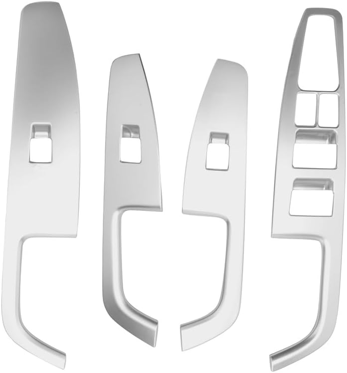 2016-2020 for Hyundai for Elantra Silver Window Lift Switch Button Panel Cover Trim Interior Door Armrest Decoration