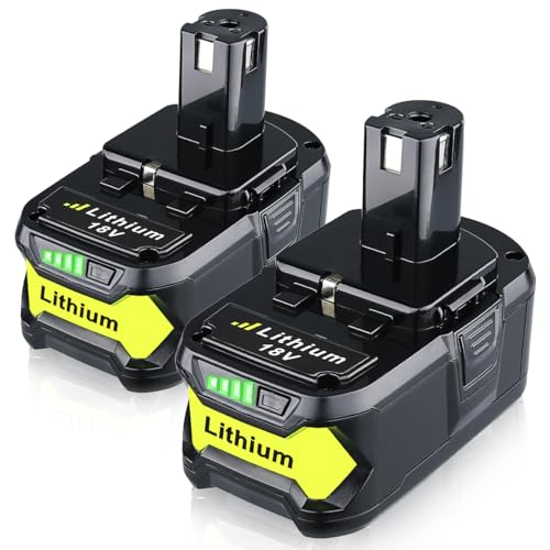 VINIDA 2Pack 18V 7.0Ah Replacement for Ryobi 18V Battery Lithium P104 P105 P102 P103 P107 P109 P108 Compatible with Ryobi Battery Power Tools and Charger
