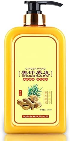 QINGTING Ginaday Instant Ginger Hair Regrowth Shampoo, 17.6oz Ginger Shampoo For Hair Growth, Ginger Hair Care Shampoo, Anti-Hair Loss Hair Shampoo (1pc), 17.6 Fl Oz (Pack of 1)