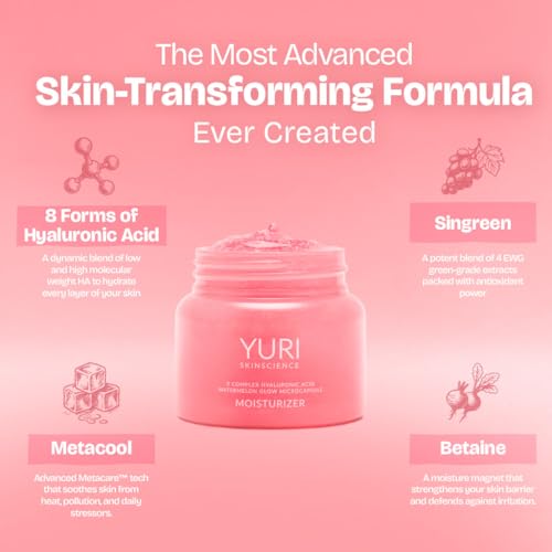 Image of Korean Microcapsule Glow Moisturizer with 8-Complex Hyaluronic Acid | Lightweight Gel for Deep Hydration, Cooling & Instant Glow | Non-Greasy, Fast Absorbing, Sensitive Skin Safe