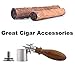 Kocent Cigar Punch Enhancer Tool Cigar Draw with Wooden Bullet Handle | Cigar Poker for Piercing,A Must Choice for Serious Cigar Enthusiasts (Punch)