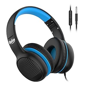 gorsun Premium A66 Kopfhörer für Kinder mit 85dB/94dB Lautstärkebegrenzung, in-line HD-Mikrofon, Audio-Sharing, Faltbare…