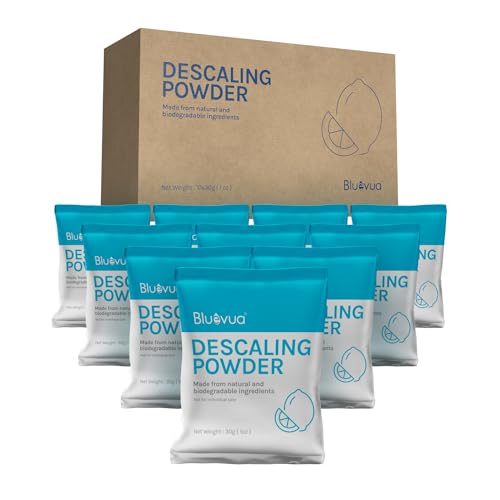 Bluevua Descaling Powder, Organic Citric Acid, Removes Scale and Build-Up, 10 Uses & Individually...